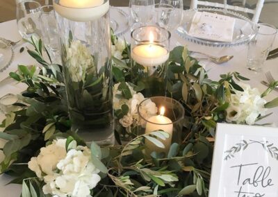 Cylinder Vase Centrepiece Wreath