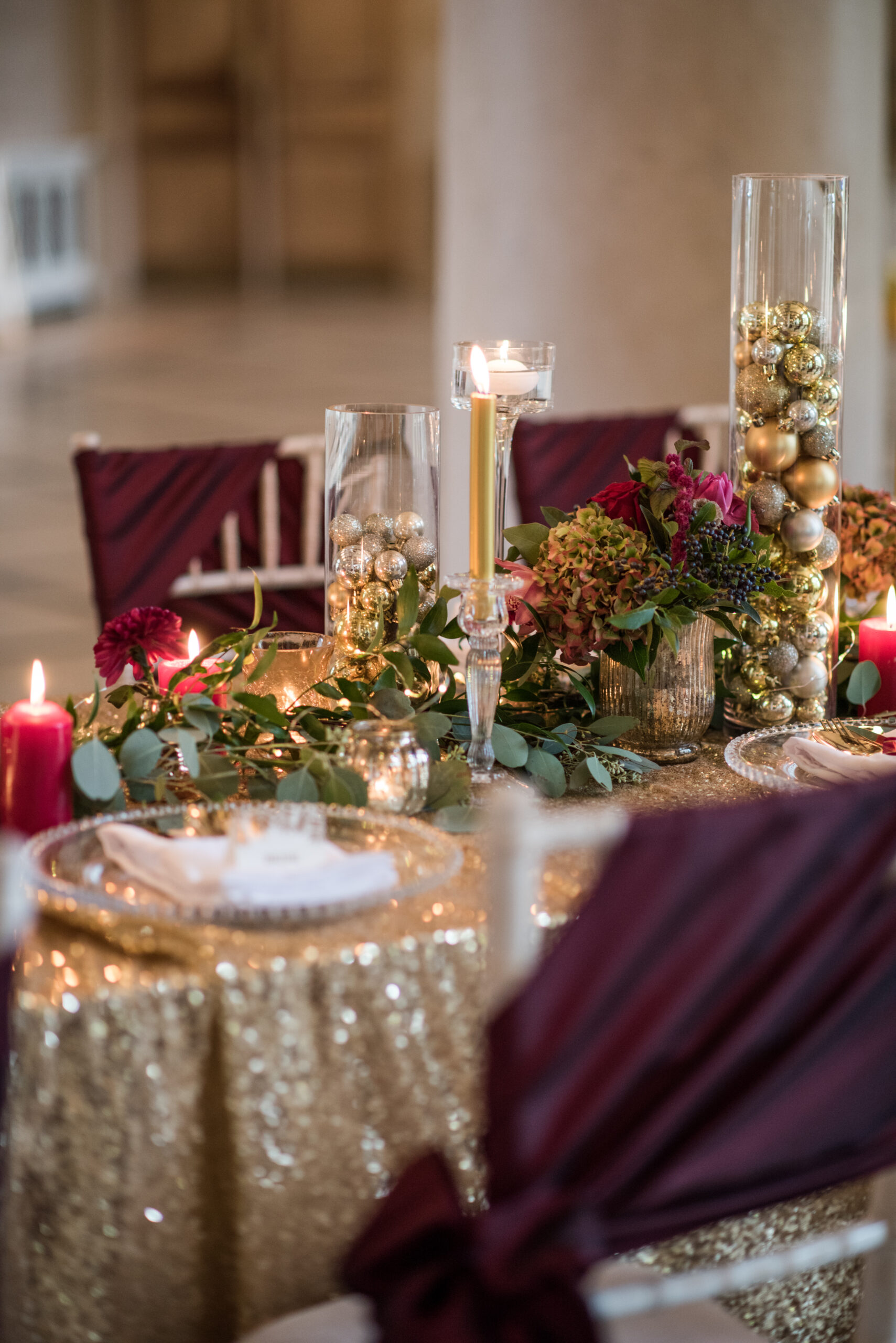 burgundy-and-gold-christmas-ambience-venue-styling-york