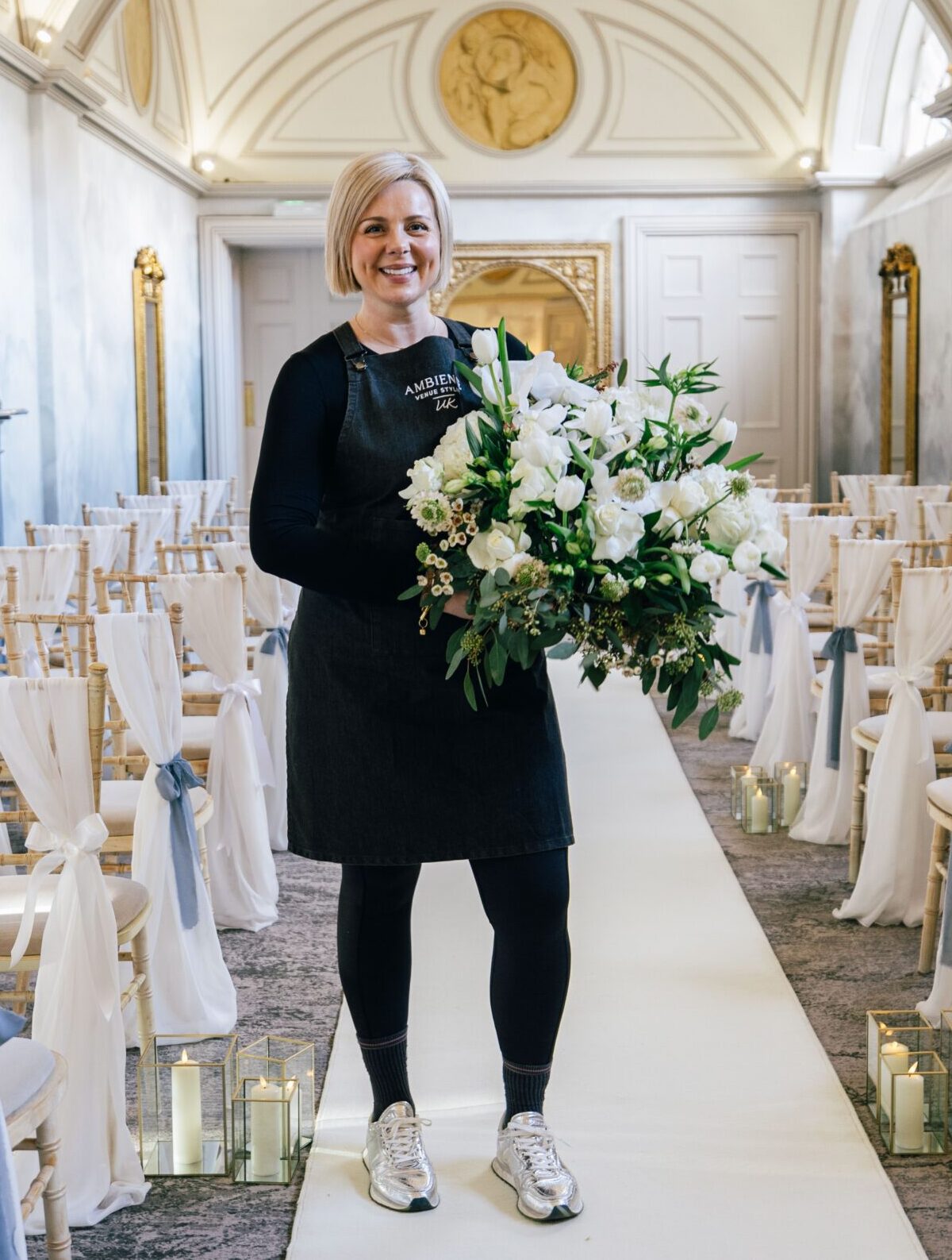 Ambience Venue Styling Fife Floral Aisle Ceremony Decor