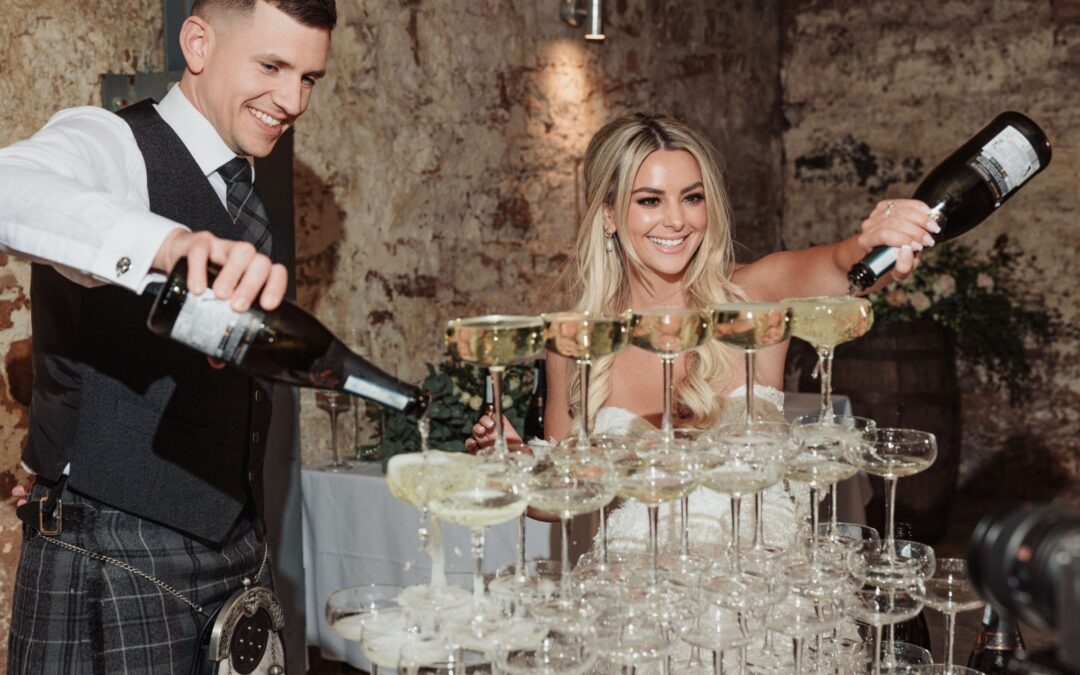 How to create a champagne tower