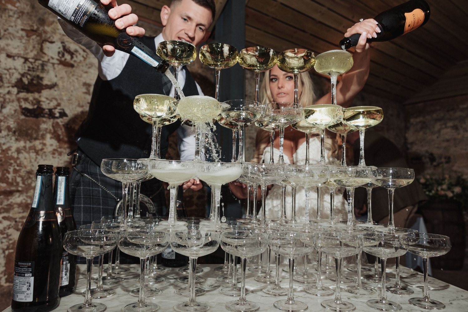 Ambience-Venue-Styling-Wedding-Champagne-Tower-Ideas-Prosecco