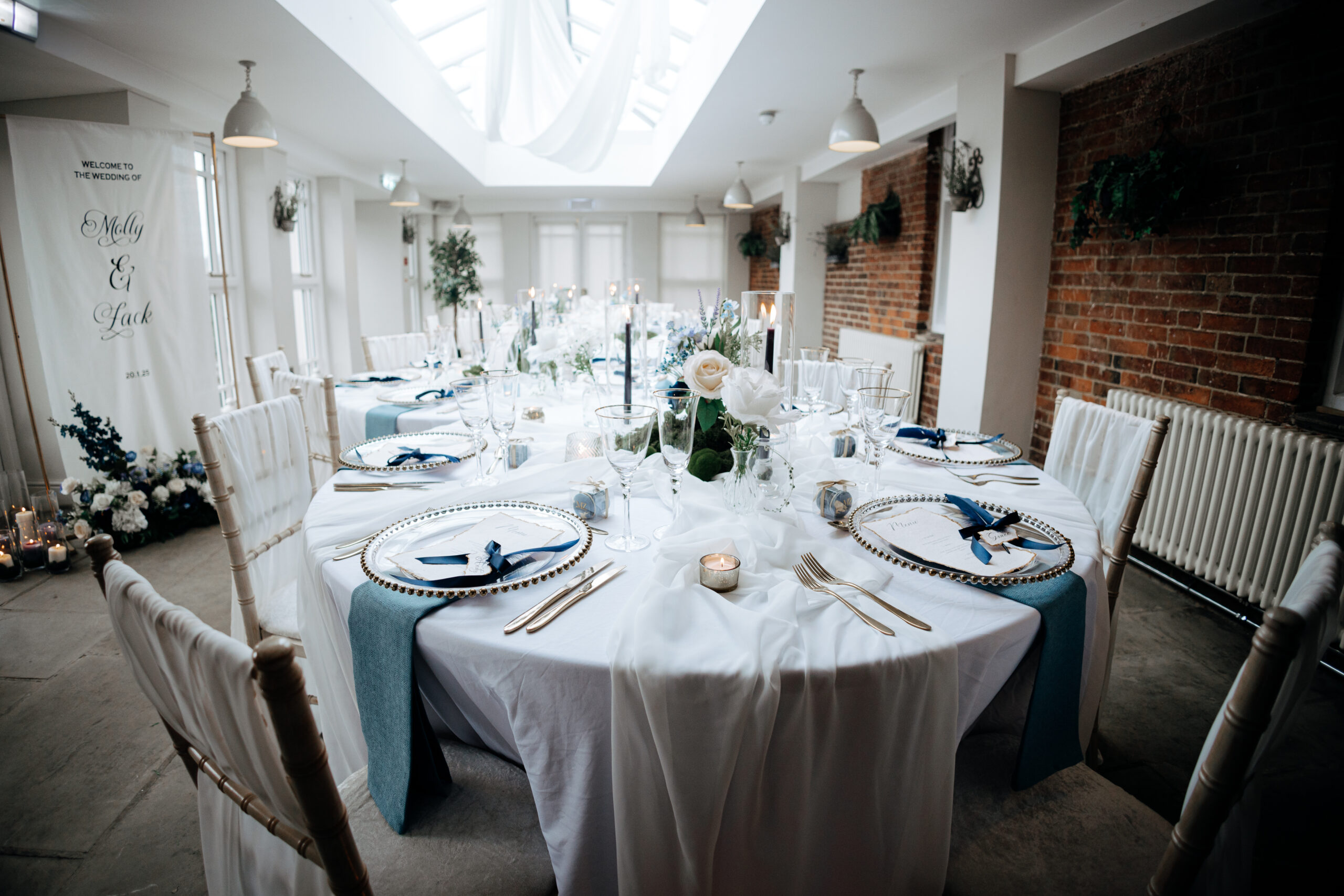 Ambience UK Caterpillar Serpentine Table Decor Draping