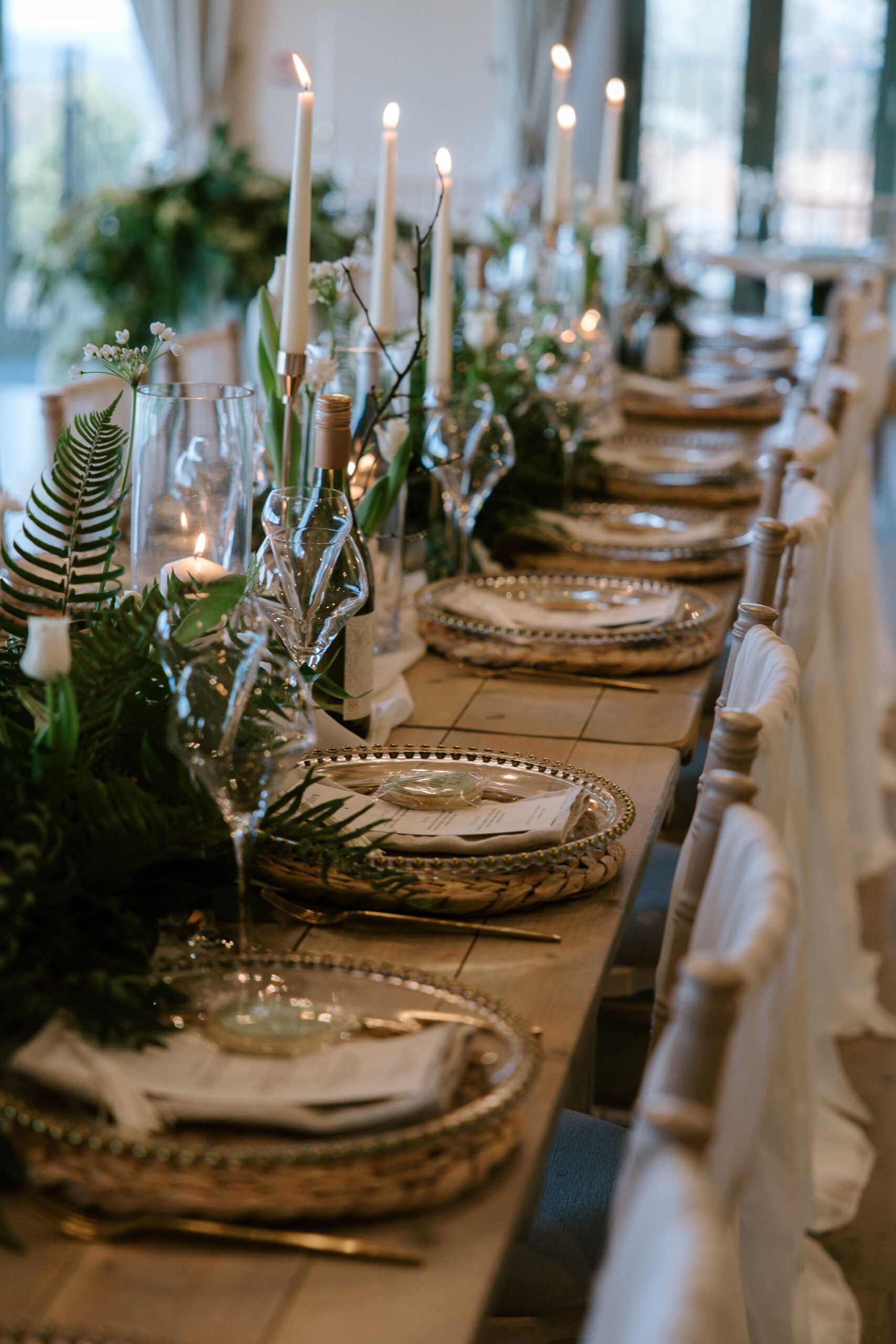 Ambience Venue Styling Charger Plates Green