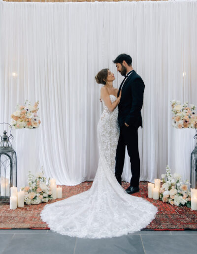 Ambience Venue Styling Ceremony Draping Backdrop Boho