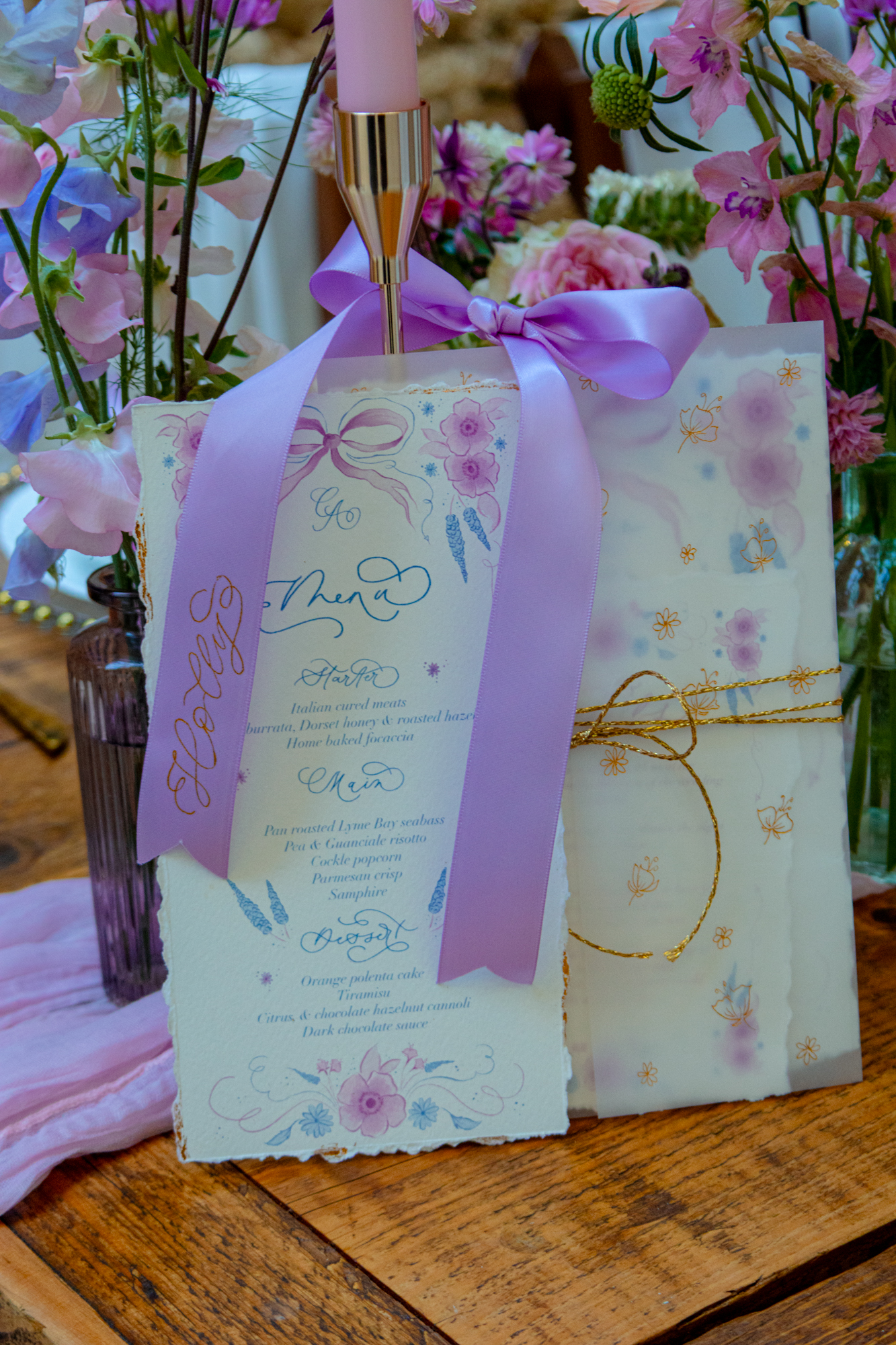 Ambience Venue Styling Stationery Sage