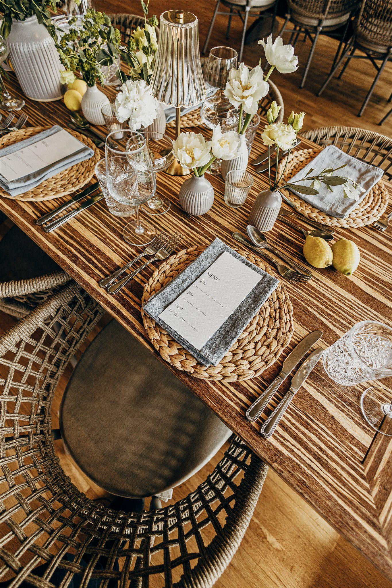 Ambience Venue Styling Stationery Sage