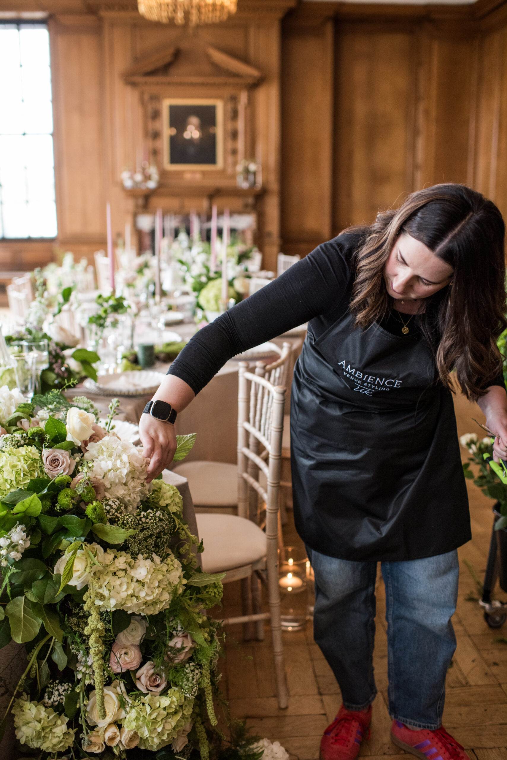 Ambience-Venue-Styling-Malton-North-Yorkshire-Coast-Cascading-Floral-Arrangement-Tablescape-Inspiration-Franchise-Opportunities