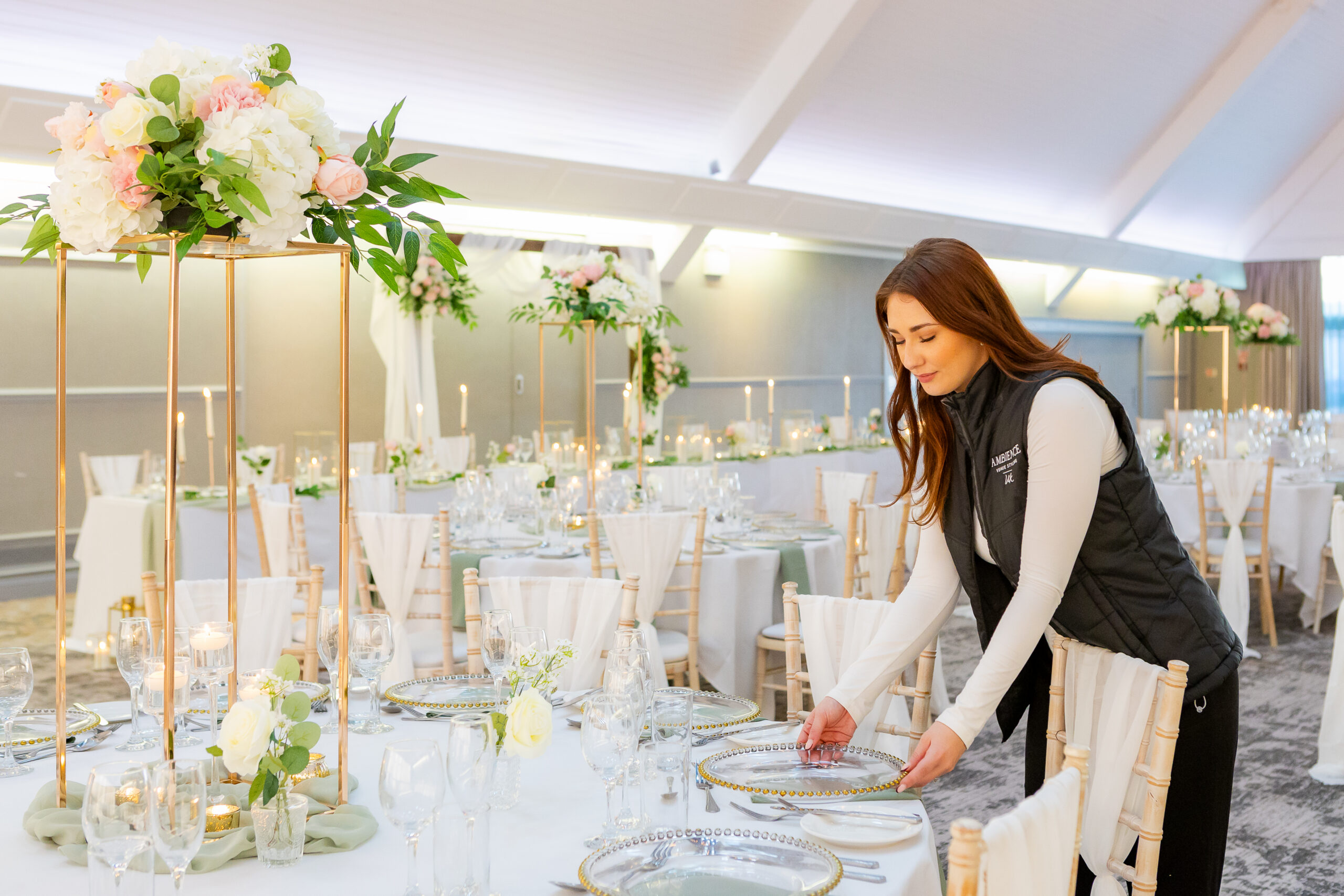 Ambience-Venue-Styling-Huddersfield-Oldham-Manchester-Venue-Stylist-Table-Decor-Floral-Centrepieces