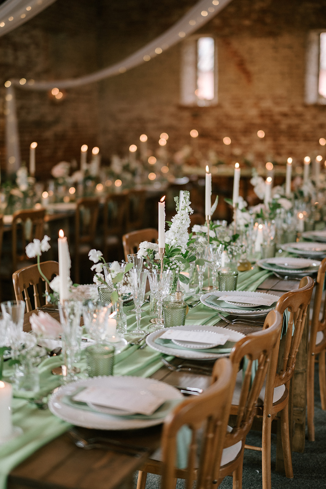 Ambience Venue Styling Buckinghamshire Christmas Themed Wedding Monochrome Real Bride Groom Chair Decor Trending