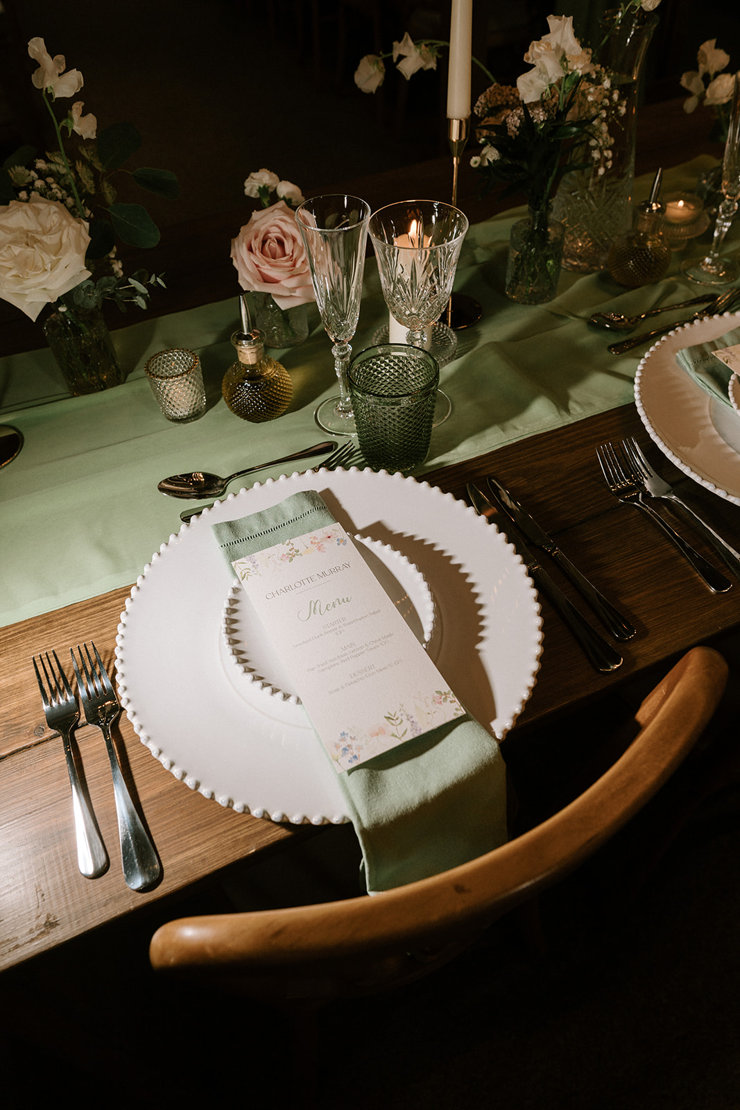 Ambience Venue Styling Buckinghamshire Christmas Themed Wedding Monochrome Bespoke Signage Wedding Breakfast Decor